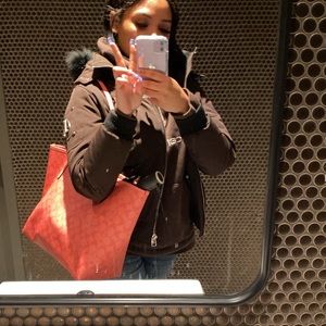 Brown moose knuckle coat